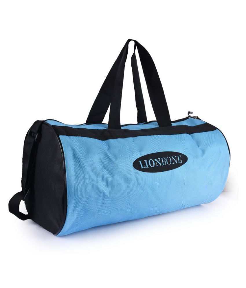 LIONBONE Blue Medium 32 Ltrs Polyester Gym Bags Side Bags Shoulder Bags ...