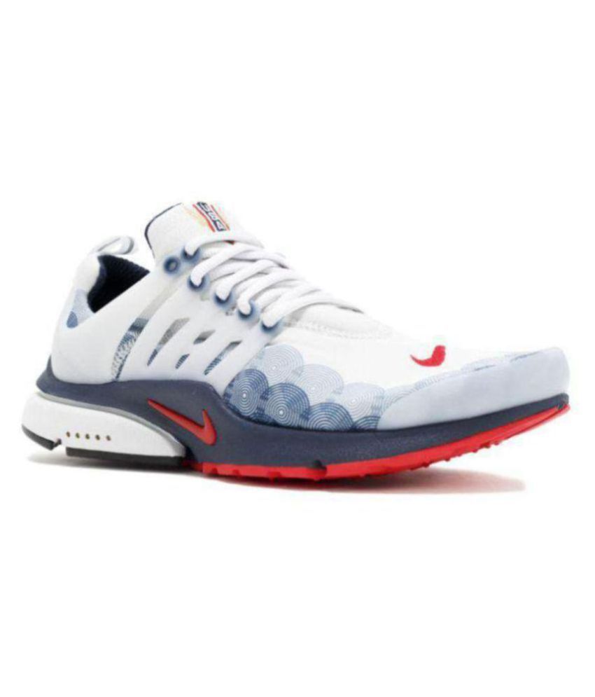 Nike Air Presto USA White Running Shoes 