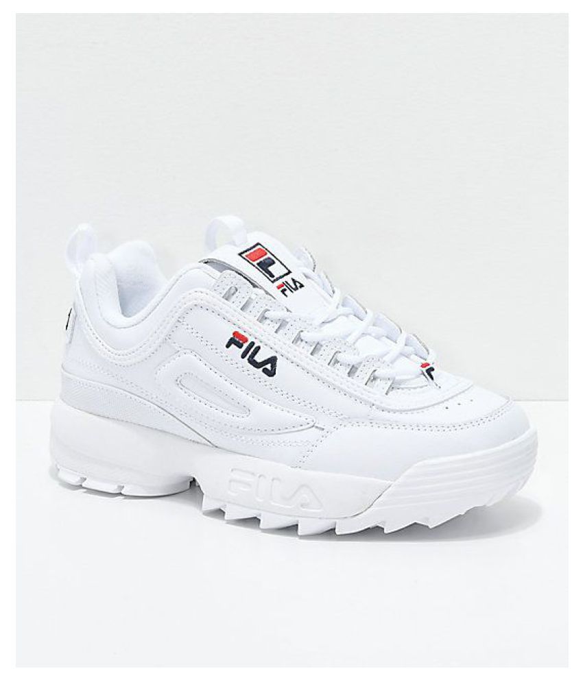 Fila Disruptor II zapatos White Training Shoes Fila Disruptor II zapatos White Training Shoes