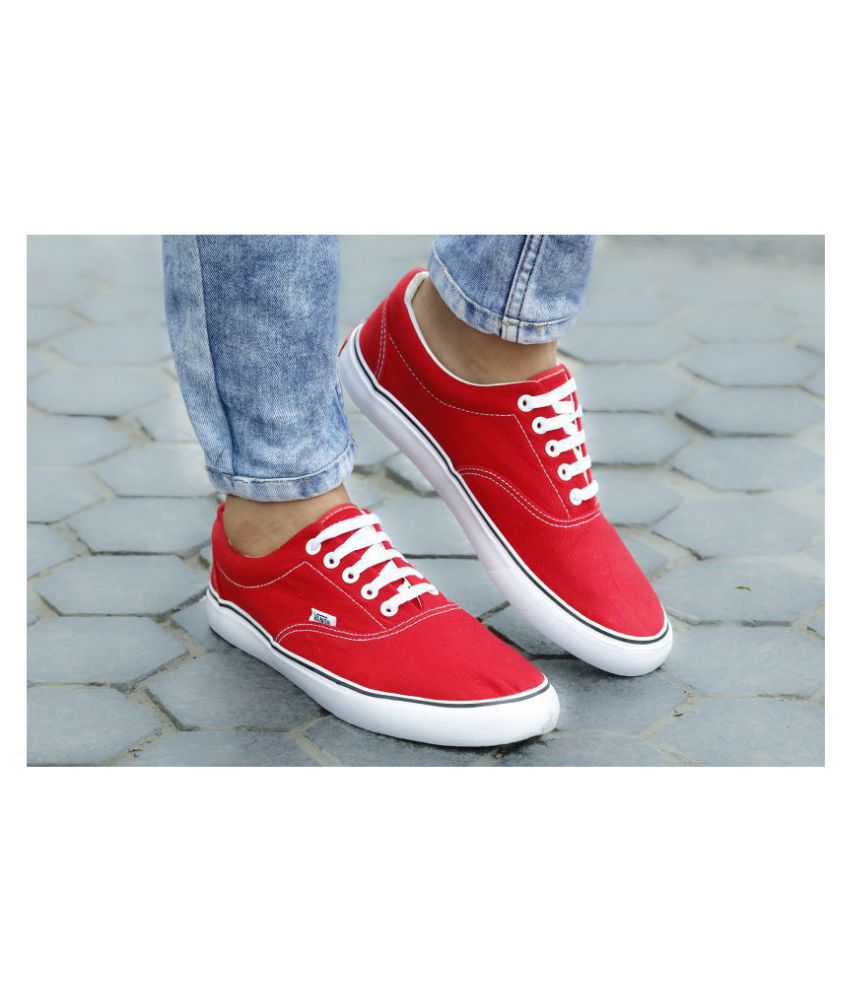 VANS Sneakers Red Casual Shoes - Buy 