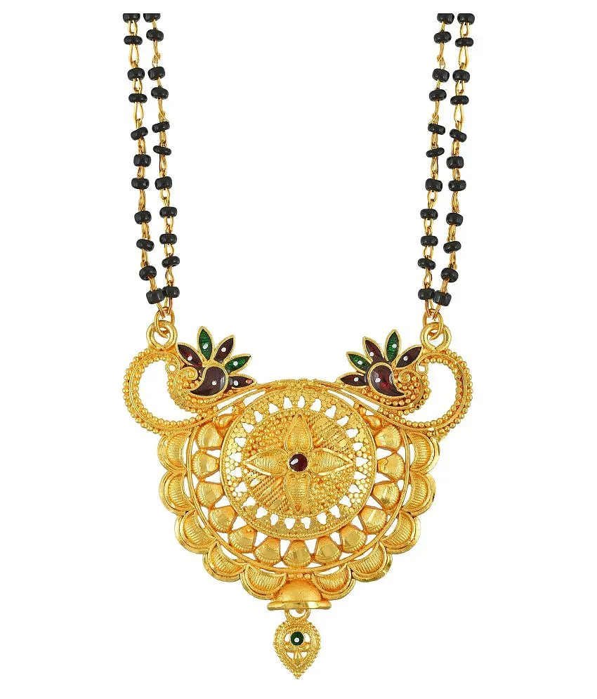 DzineTrendz Gold plated brass round shape handmade Meenakari