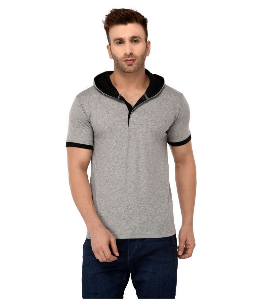     			Fascista Grey Cotton Polo T-Shirt Single Pack