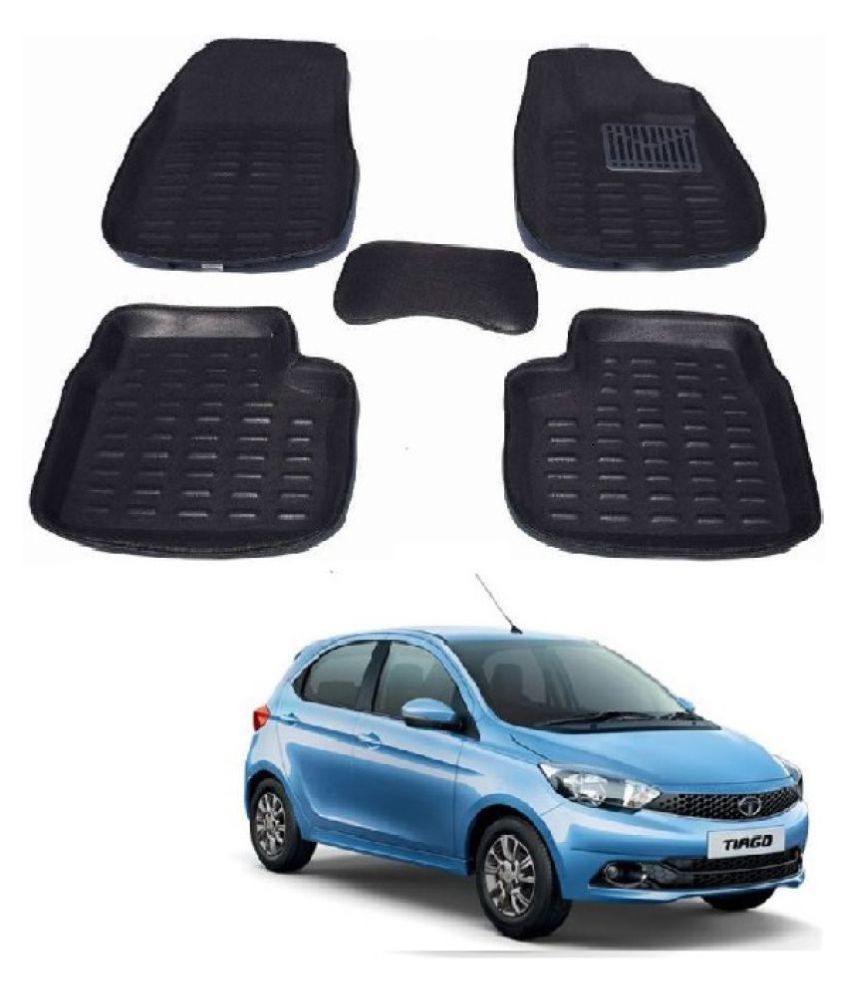 MOTORMART Plastic Standard Mat For Tata Tiago Black Buy MOTORMART