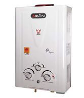 Activa Aqua 6 ltr instant Lpg gas water heater (ivory)