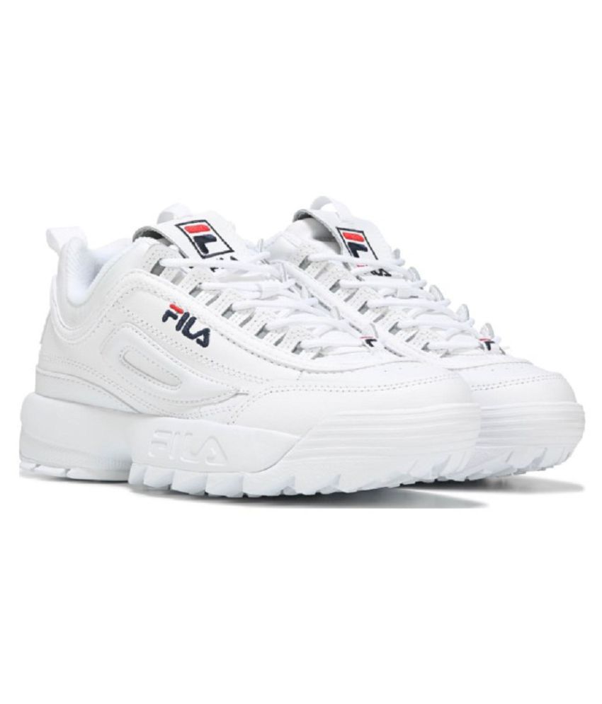 To take care table Eastern Fila Disruptor 2 Sneaker White Running Shoes - Buy Fila Disruptor 2 Sneaker  White Running Shoes Online at Best Prices in India on Snapdeal