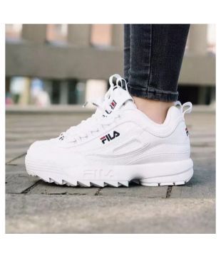 white fila disruptor 2 womens