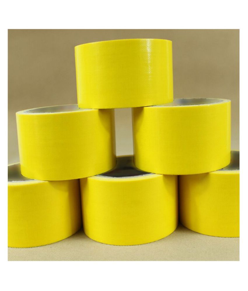 pickNpack Self Adhesive Yellow Floor Marking Tape 2 inch 25 Meter