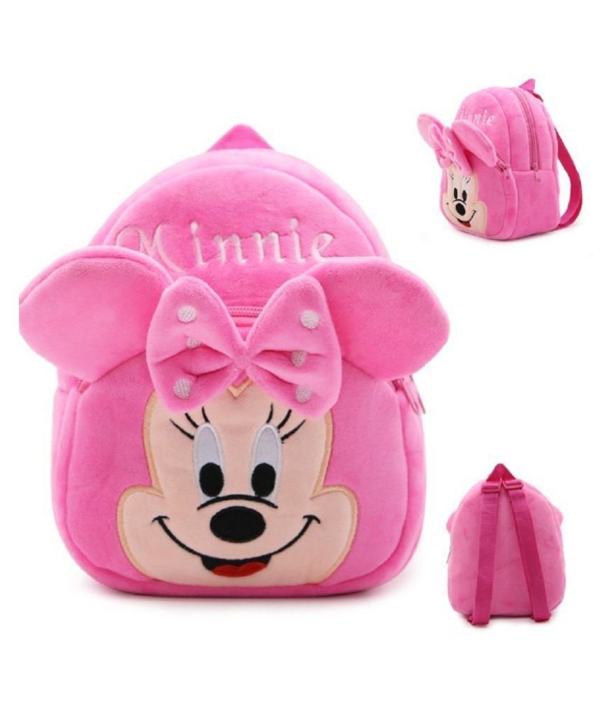 girls pink school bag