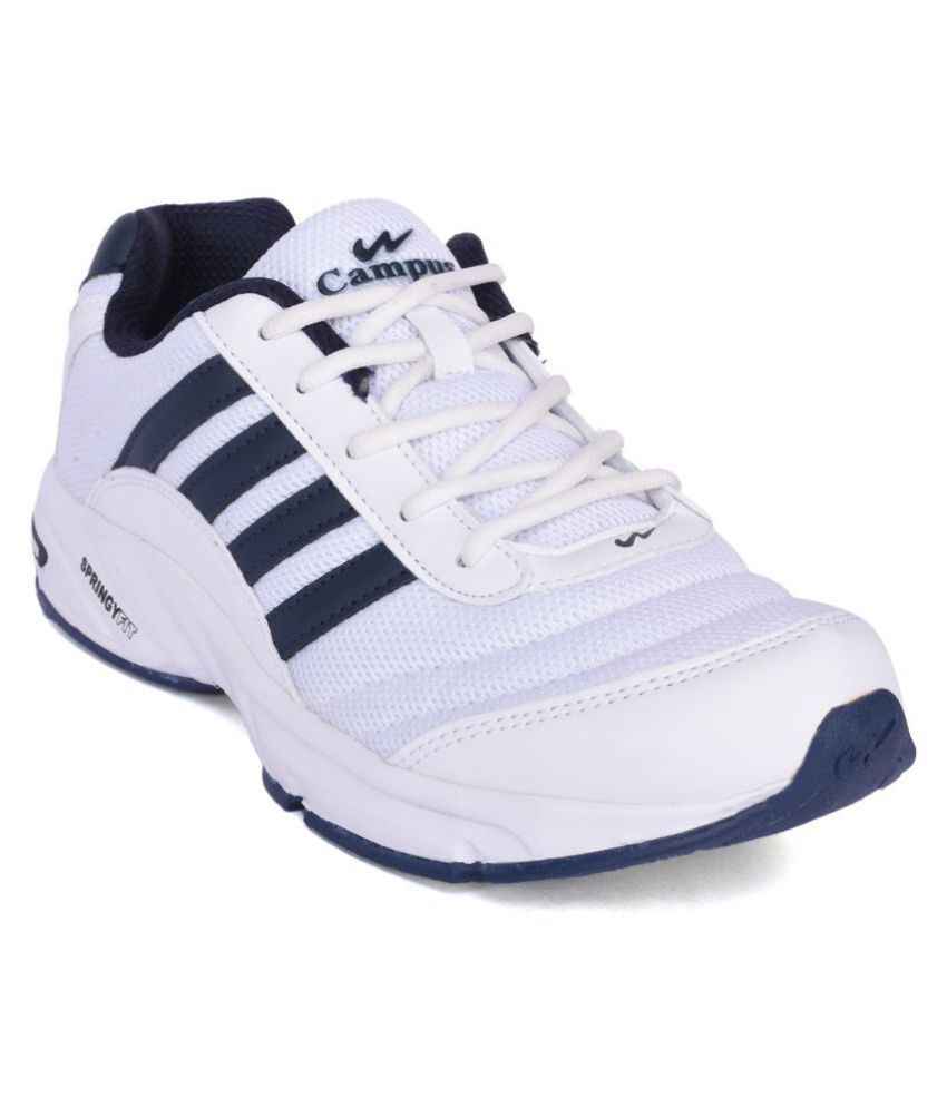     			Campus ANTRO-3 White  Men's Sports Running Shoes