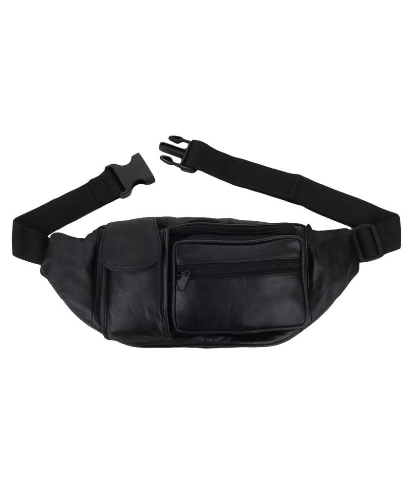 Style 98 Leather Black Waist Pouch - Buy Style 98 Leather Black Waist ...