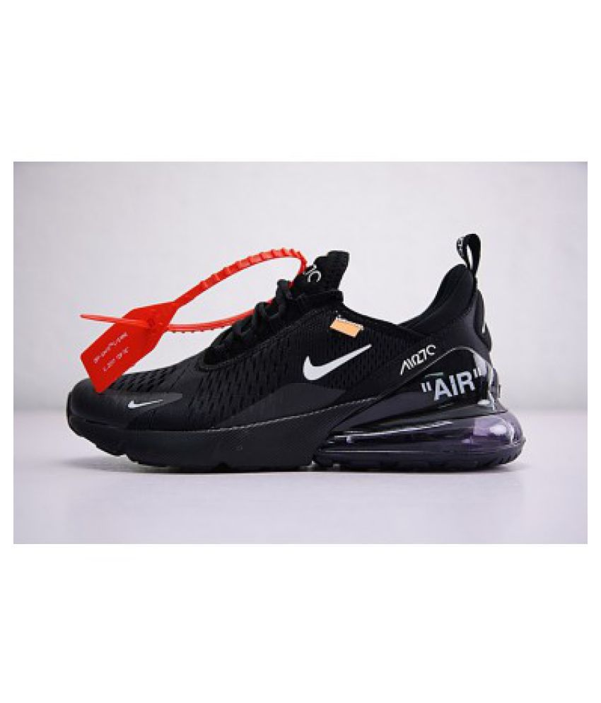 AIR MAX 270 OFF- WHITE NIKE Black Running Shoes - AIR MAX 270 OFF- WHITE NIKE Black Running Shoes Online at Best Prices in India on Snapdeal
