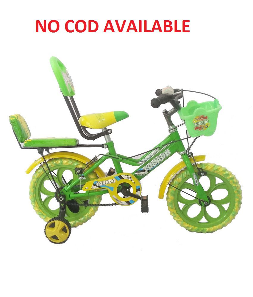     			Torado Stitch 14T DS Cycle Green Kids Bicycle for Ages : 3-5 years