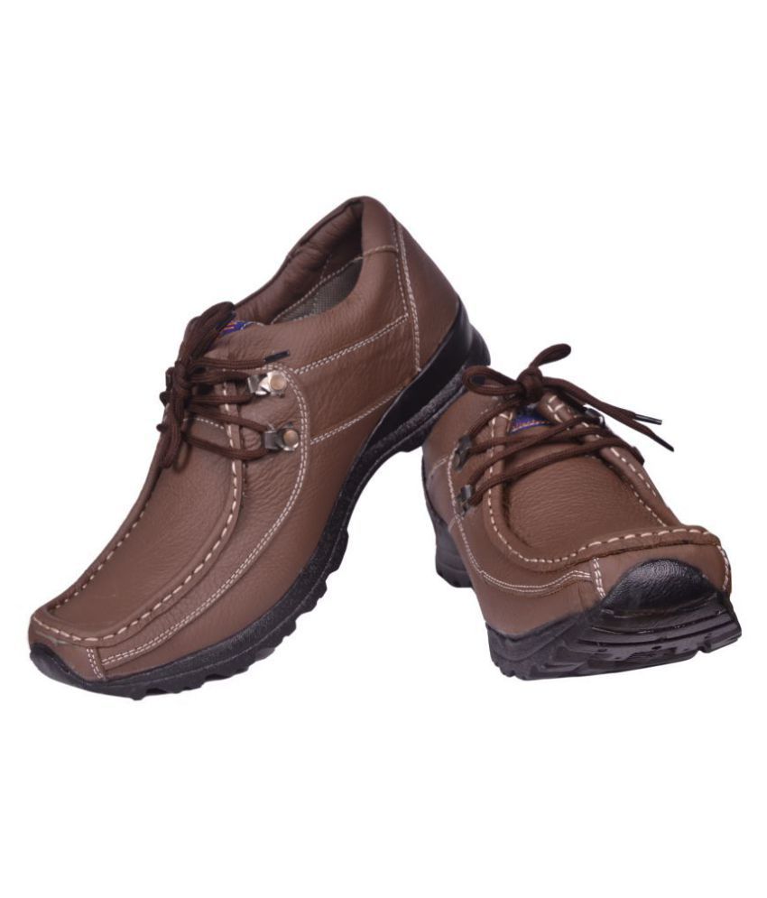 brown casual shoes