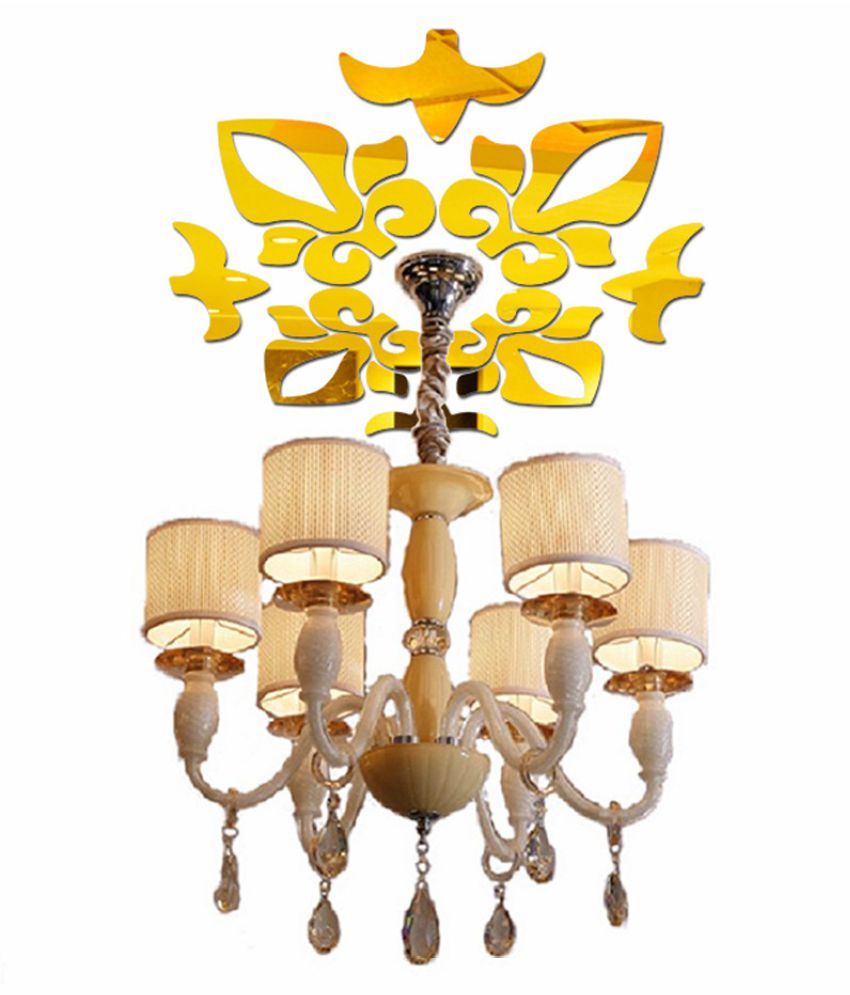 Creative Abstract Acrylic Style 3d Wall Stickers Mirror Ceiling