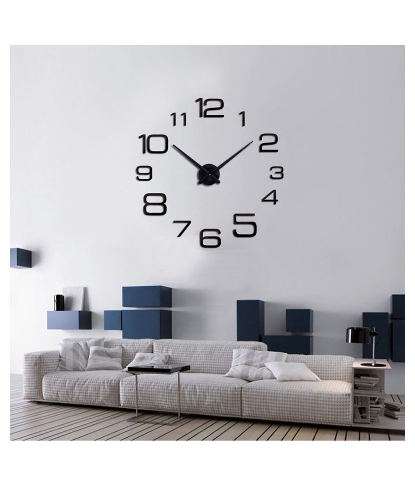 Creative Digital Diy Wall Clock Mirror Wall Clock Home Decoration