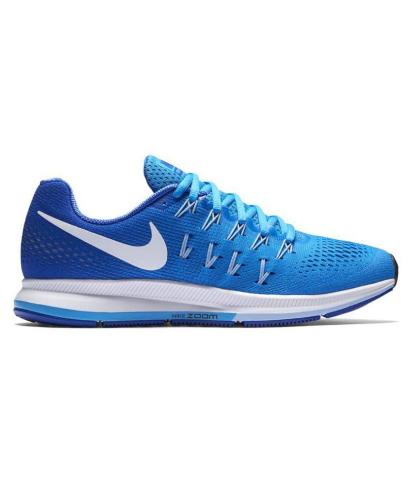 nike sky blue sports shoes