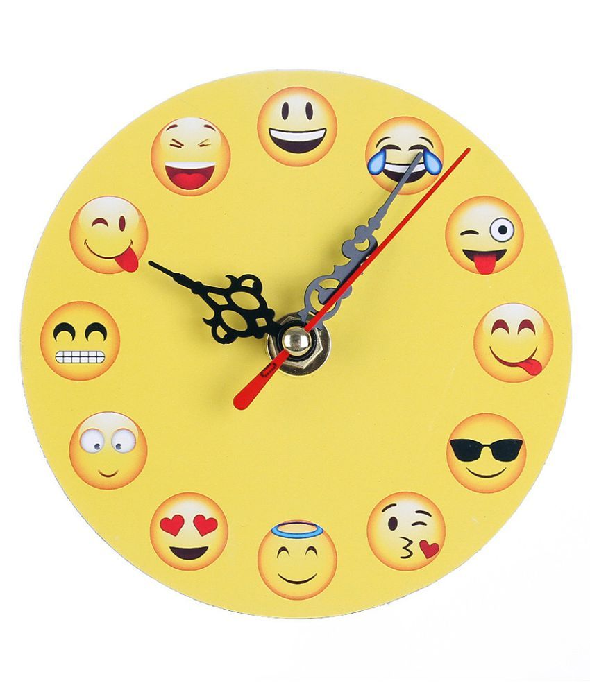 Silent Sweep Emoji Emoticon Bell Desk Creative Digital Clock Buy