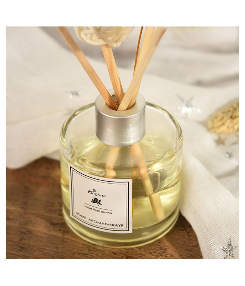 Reed Oil Diffusers with Natural Sticks, Glass Bottle and Scented Oil