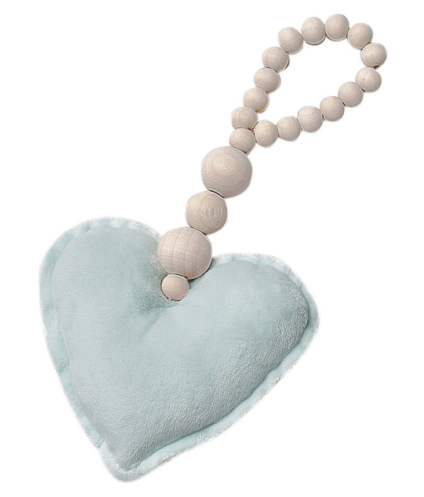 Wood Beads Ornament Star Heart Shape Kids Nursery Tent Wall