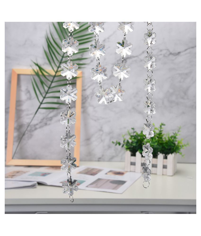 Acrylic Snowflake Christmas Wedding Tree Hanging Decoration