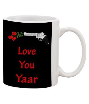 Hps Creations Love You Yaar Printed Ceramic Coffee Mug 1 Pcs 325