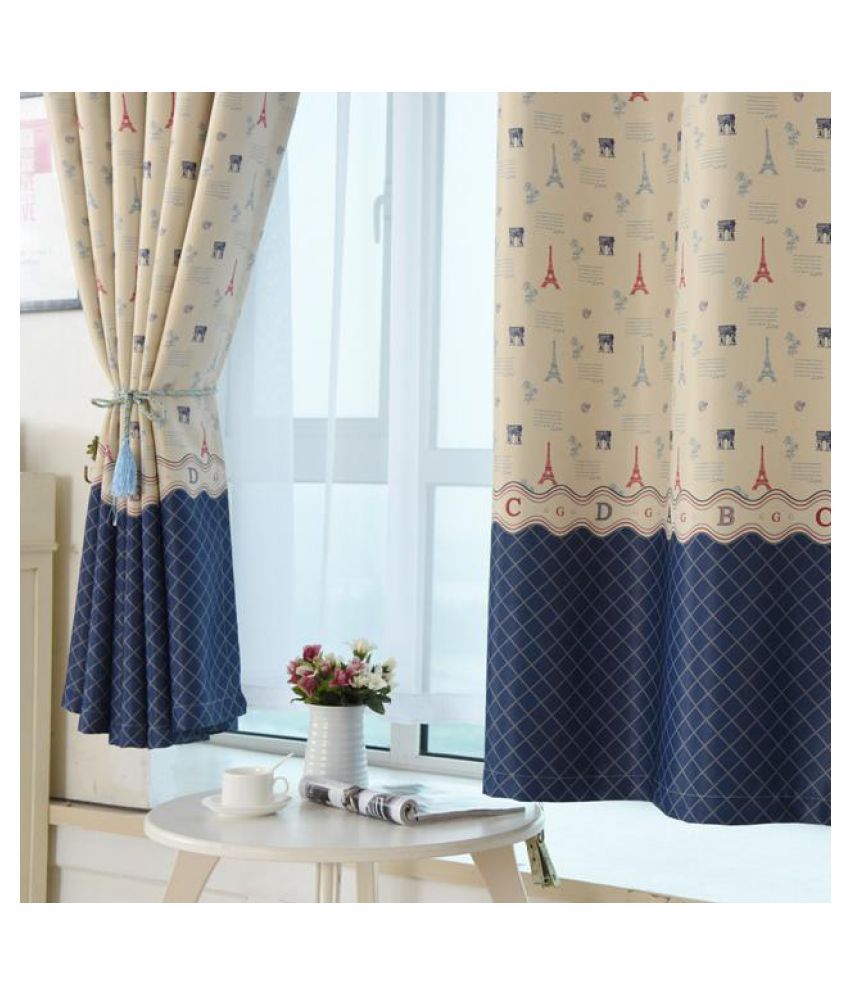 Retro European Style Home Curtains Door Window Curtain Drape Panel