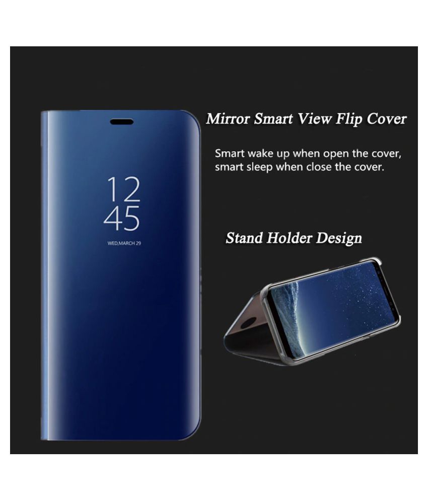 Vivo V15 Flip Cover by HOTSKY - Blue - Flip Covers Online at Low Prices