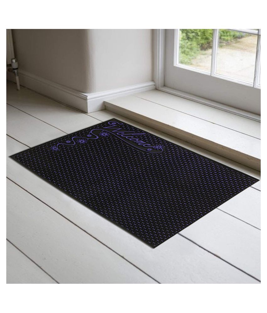     			E-Retailer Purple Single Regular Door Mat