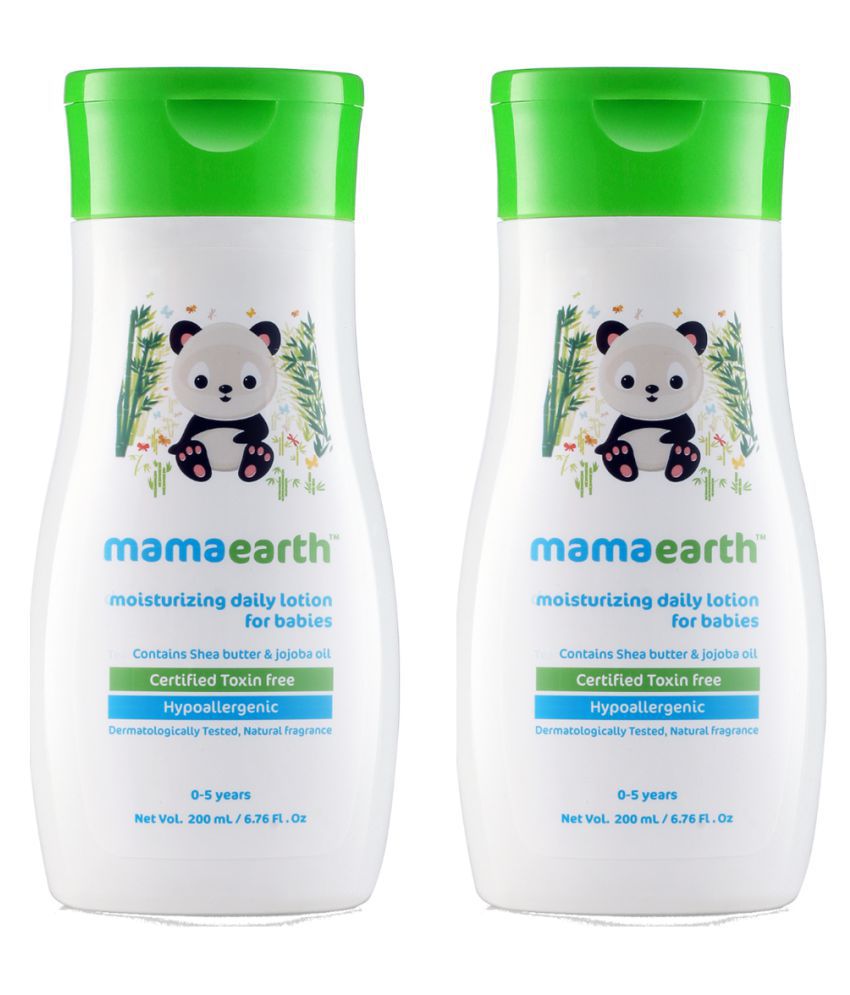 Mamaearth Daily Moisturizing Baby Lotion, 200ml( Pack of 2)