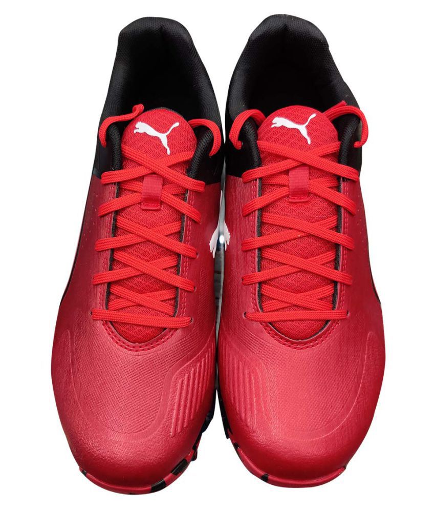 Puma Red Cricket Shoes
