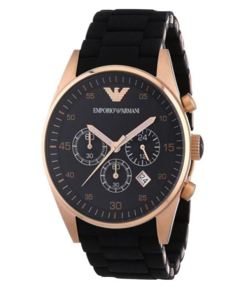 Emporio Armani Ar-5905 Silicon Chronograph Men's Watch - Buy Emporio ...