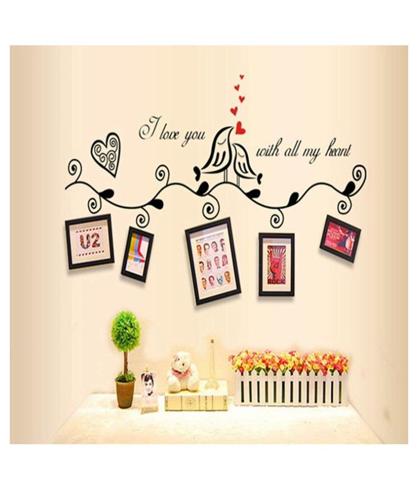 Love Birds Wall Stickers Bird Decal Bedroom Living Room Diy I Love You Removable Art Wallpaper Beautiful Home Wedding Decor Buy Love Birds Wall Stickers Bird Decal Bedroom Living Room Diy