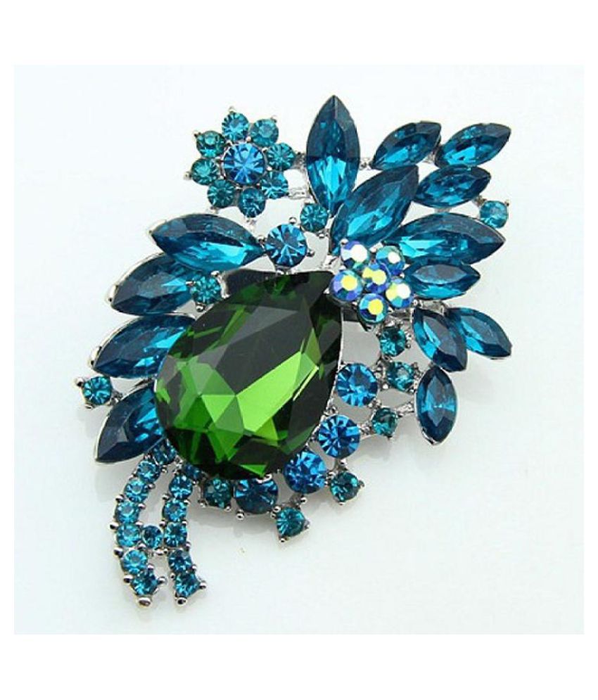 blue brooches for sale