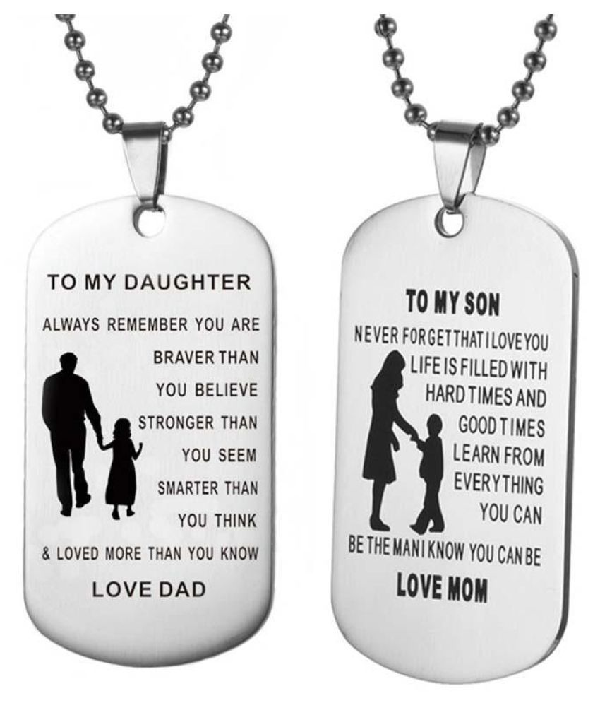 son and daughter necklace