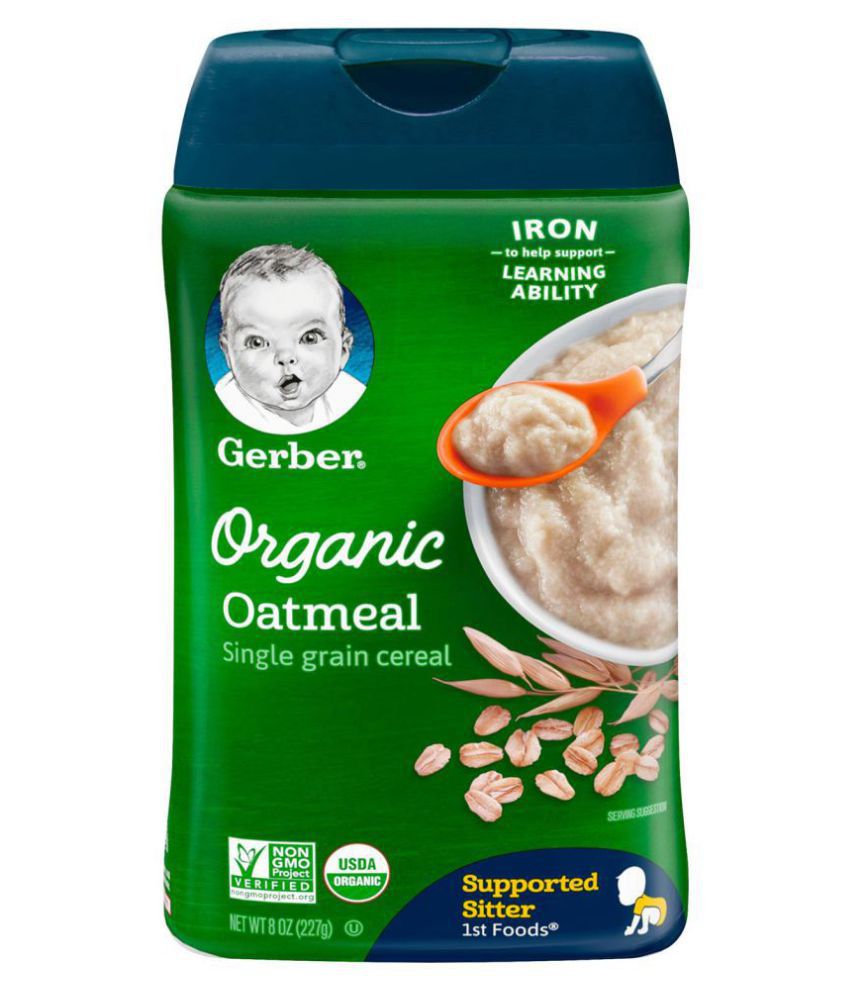 Gerber Baby Food oatmeal Infant Cereal for 6 Months + ( 227 gm ): Buy