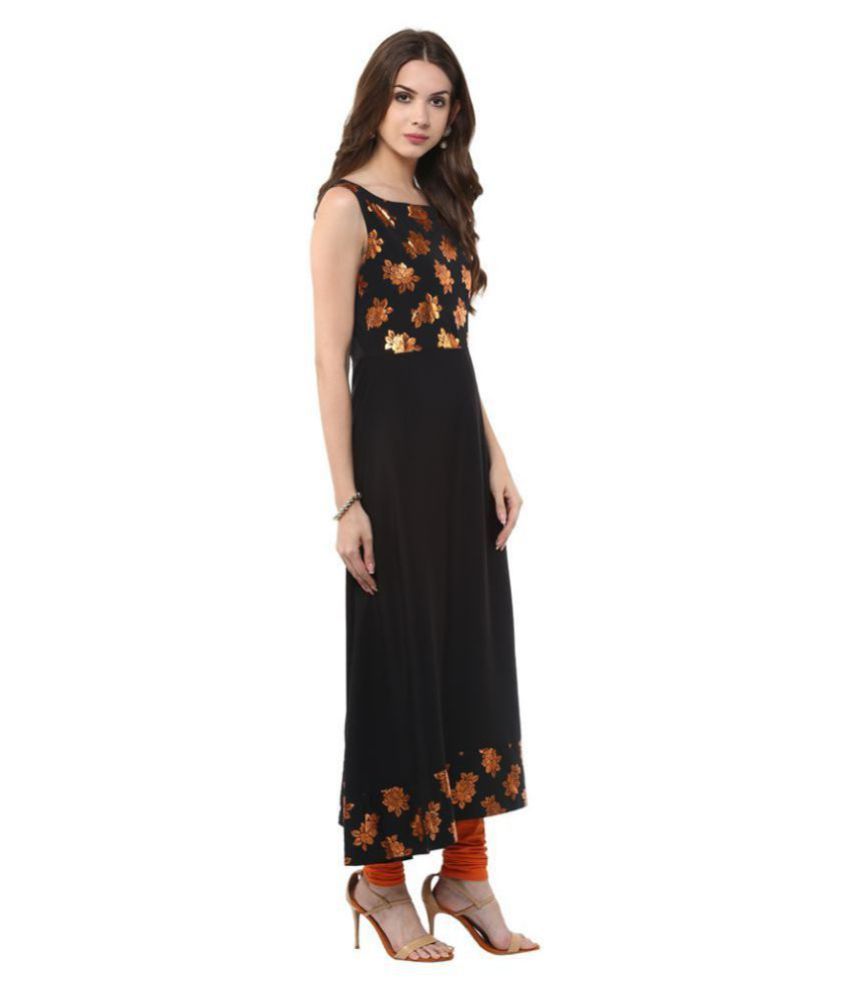 janasya black kurti