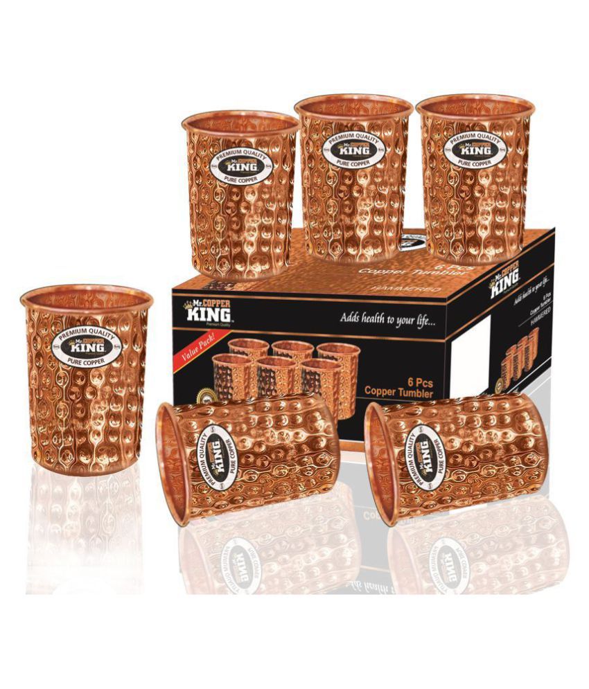 Mr.Copper King Copper 300 ml Glasses Buy Online at Best Price in India