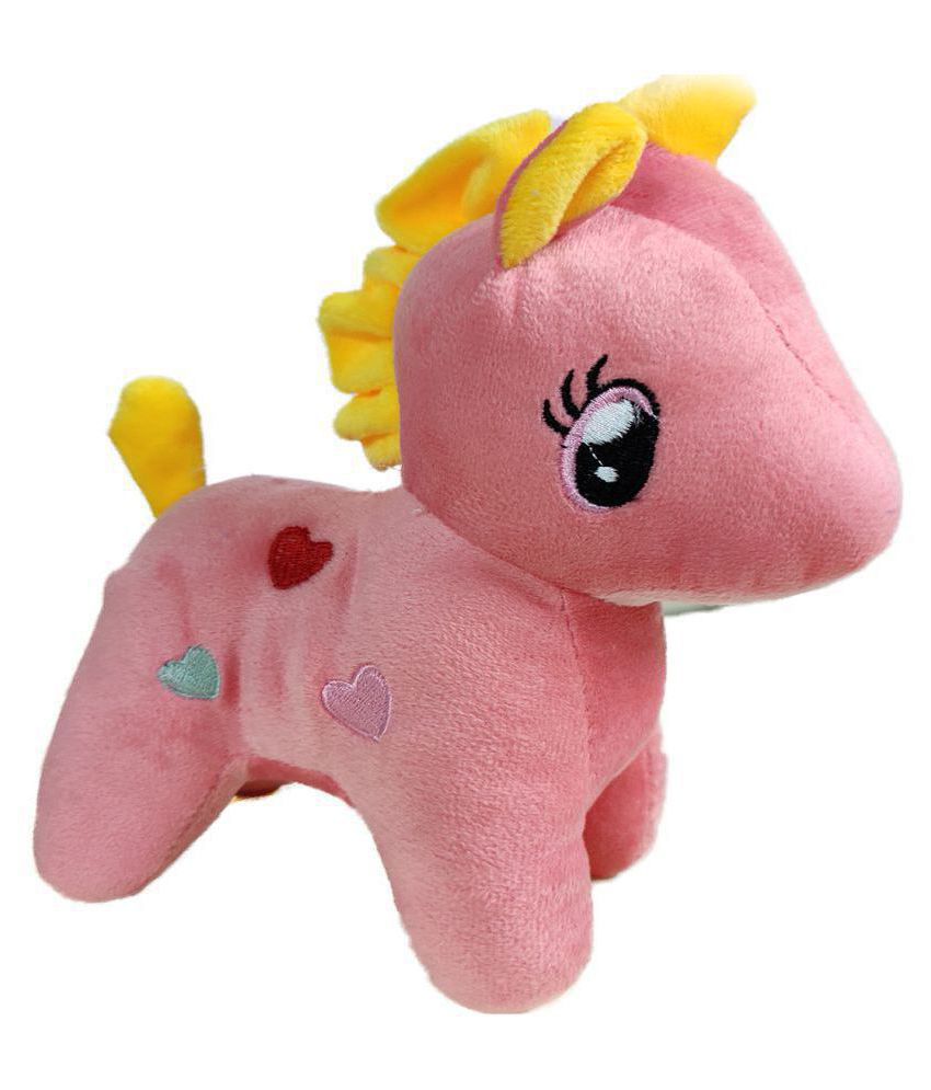     			Tickles Soft Stuffed Plush Animal Unicorn Toy for Kids (Color:Pink & Blue Size: 25 Cm )