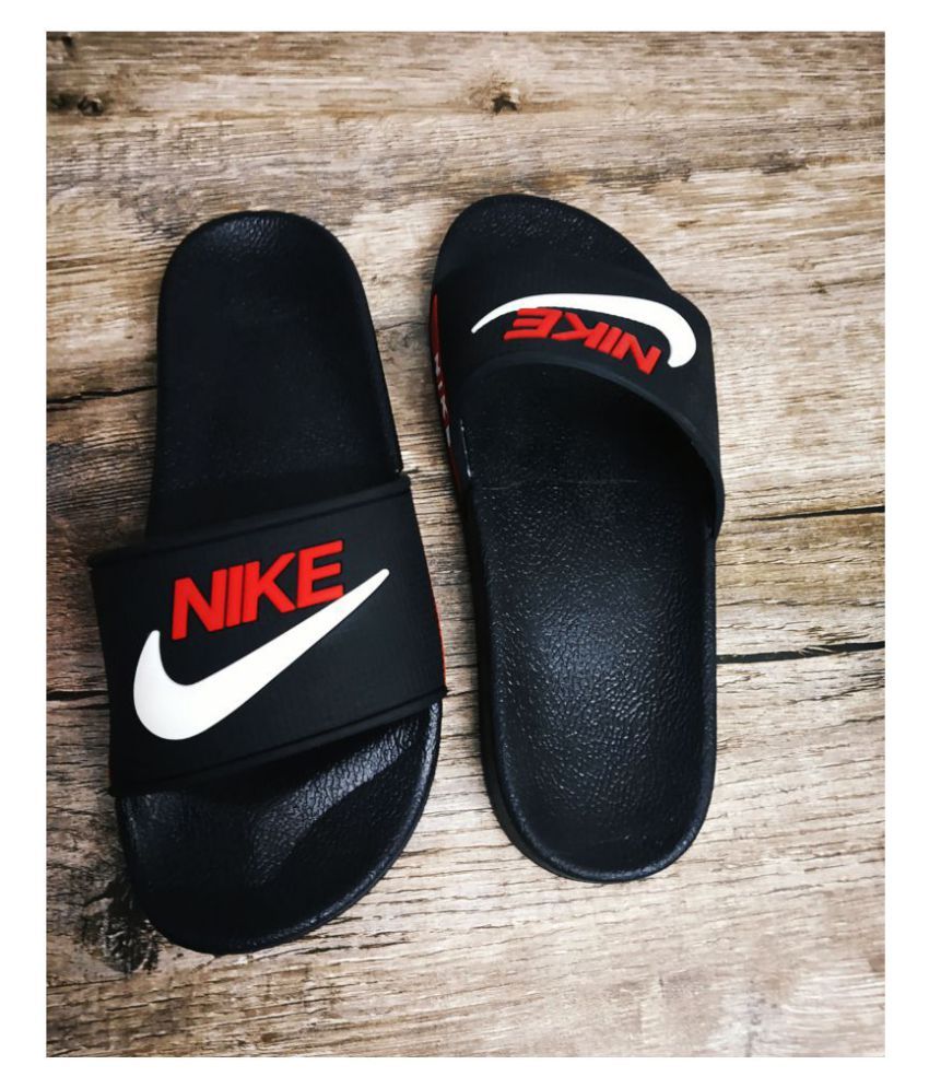 Download Nike Black Slide Flip flop Price in India- Buy Nike Black ...