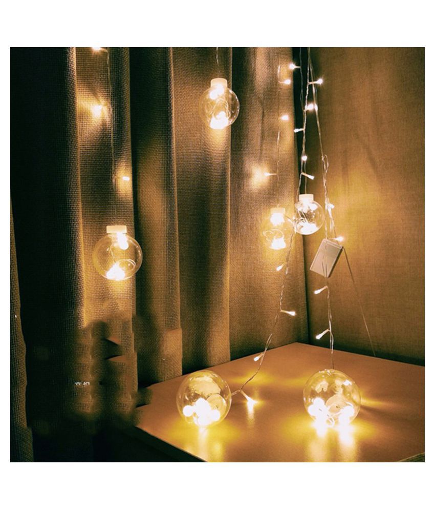  LED  String Ball Light Curtain Wish  Ball Garden Lamp  Xmas 