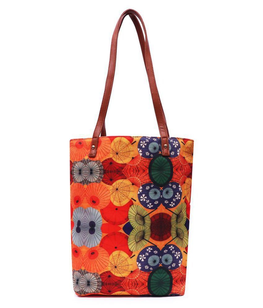 DC CONCEPTS Multi Canvas Tote Bag - Buy DC CONCEPTS Multi Canvas Tote ...