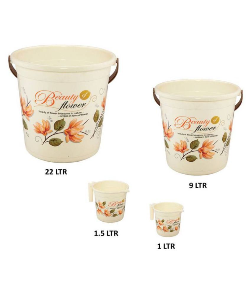 Ruchi Collection Plastic Bathroom Bucket Set Buy Ruchi Collection