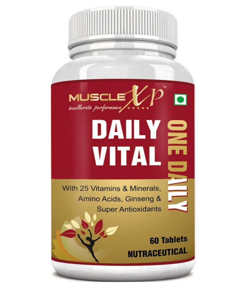 MuscleXP Daily Vital One Daily Multi Vitamin 60 no.s Multivitamins Tablets