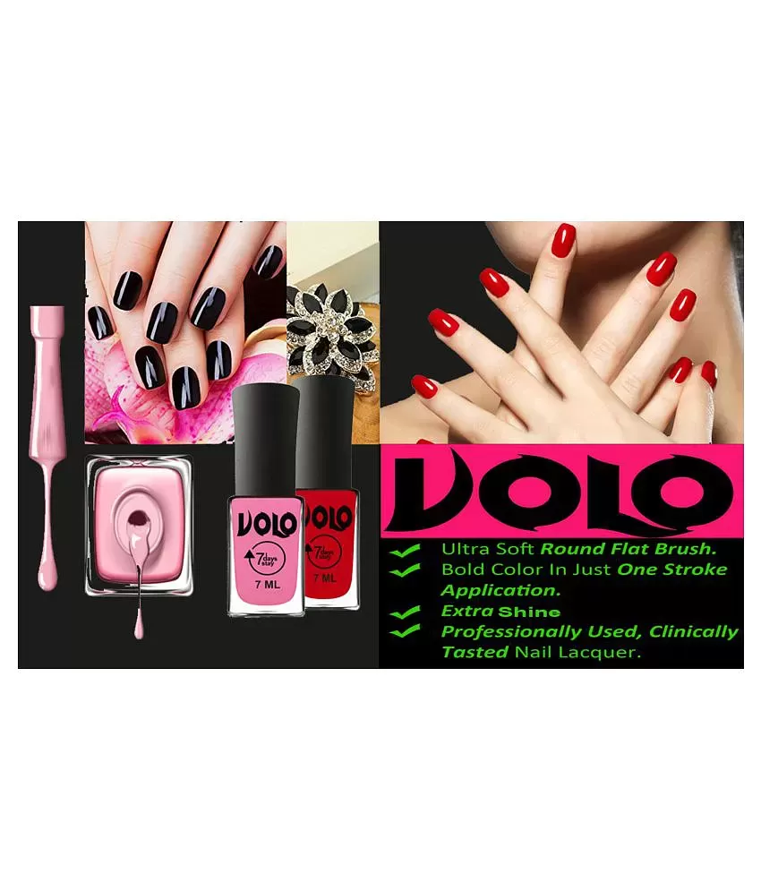 Volo Color Rich Toxic Free Perfection Shine Nail Polish Set of 12 Matte  White, Hot Lava, Light Golden, Extra Shine Top Coat, Dark Nude, Nude, Peach  Pink, Candy Cotton, Grey, Passion Pink,