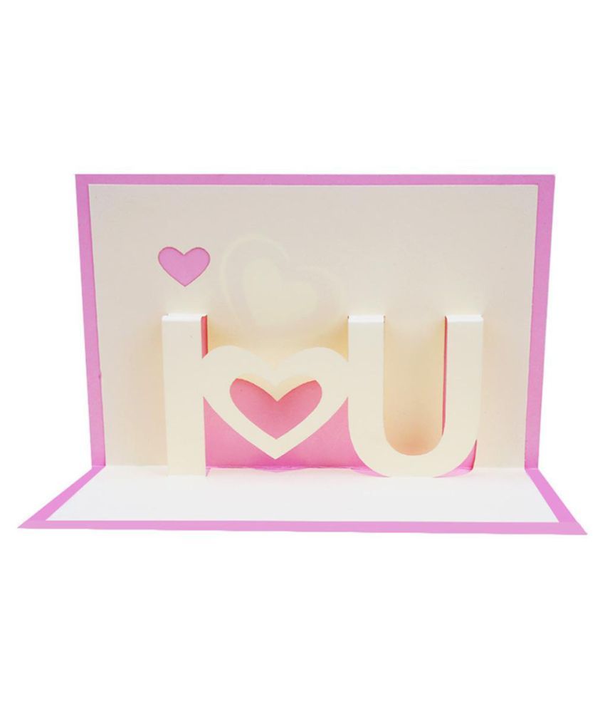 3d Pop Up Cards I Love You Valentine Greeting Card Postcard Birthday Gifts Buy 3d Pop Up Cards I Love You Valentine Greeting Card Postcard Birthday Gifts At Best Price In India