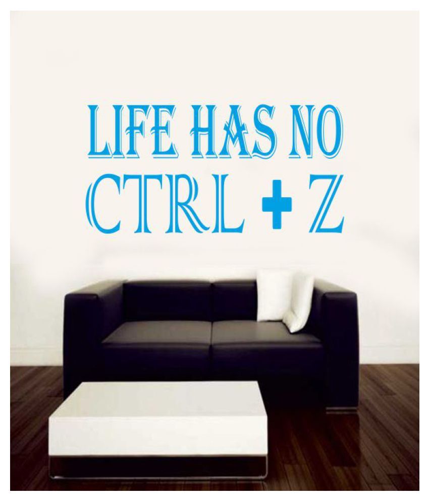 Ritzy Ctrl Z Wall Quotes Decal Motivational Quotes Sticker 60 x 30 cms Ritzy Ctrl Z Wall Quotes Decal Motivational Quotes Sticker 60 x 30 cms