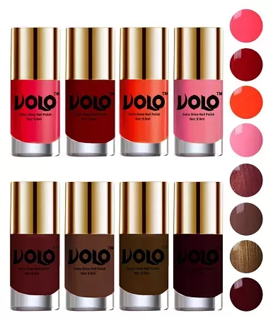 Volo Professional Infinite Nail Polish Collection With Ultra Smooth Flat  Brush Combo-No-04 Coral Compass - Price in India, Buy Volo Professional  Infinite Nail Polish Collection With Ultra Smooth Flat Brush Combo-No-04  Coral