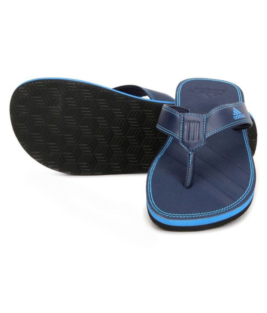 Adidas Blue Daily Slippers Price in India- Buy Adidas Blue Daily ...