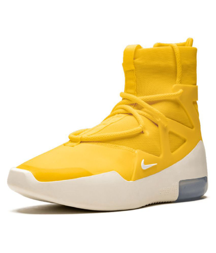 Nike Air Fear of God 1 Amarillo Yellow 