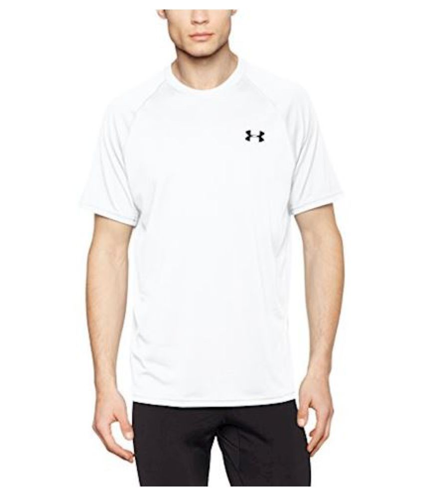 plain white under armour shirt